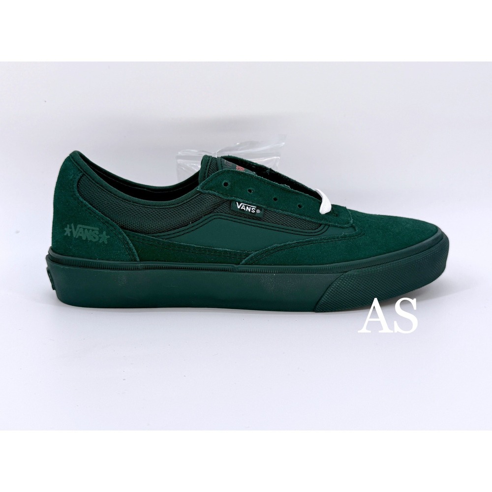 Vans Skate Curren Caples Men's Size 7 Emerald Green Suede Shoes VN000D85EME